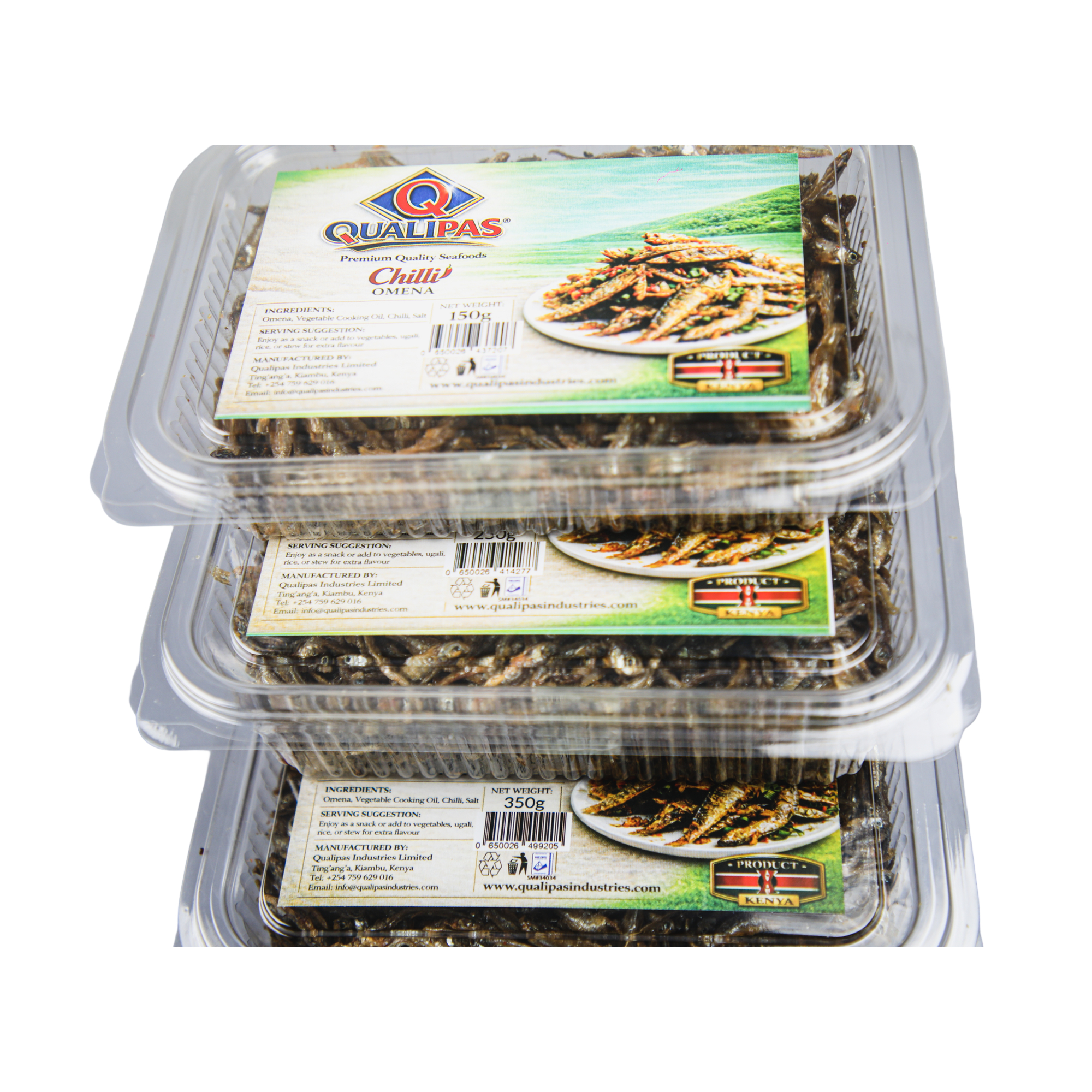 Qualipas Chilli Deep Fried Omena 150gms (Ready to Eat) - Image 3